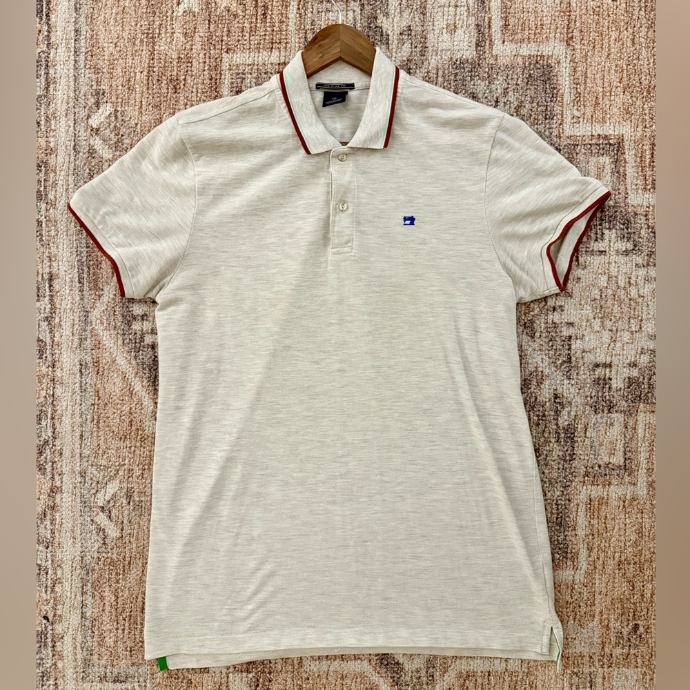 Scotch & Soda Gray Polo Shirt